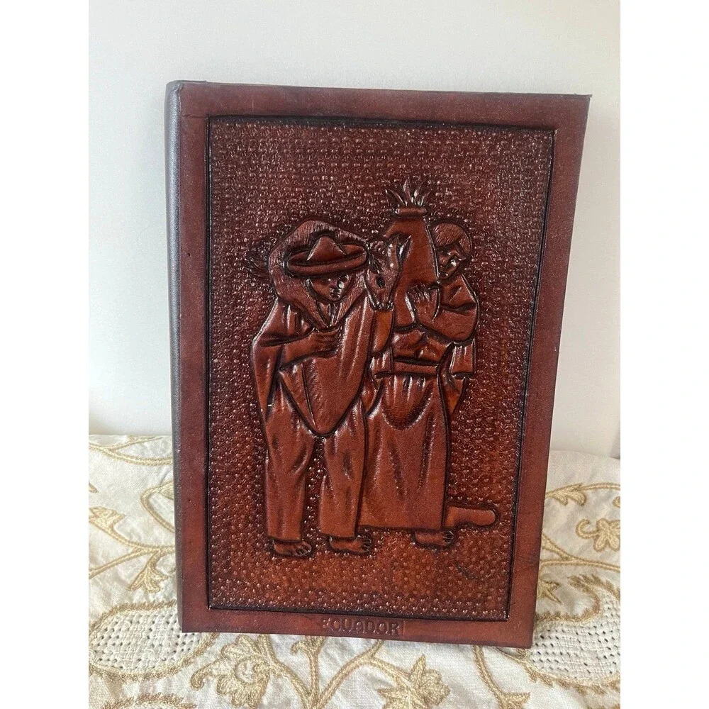 RARE Refillable Leather Notebook Ecuador